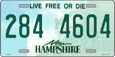 NH license plate 2844604