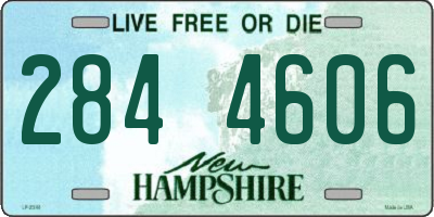 NH license plate 2844606