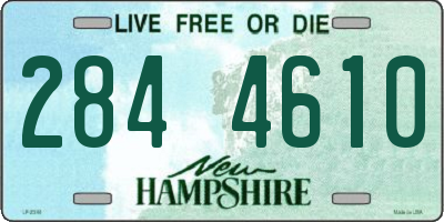 NH license plate 2844610