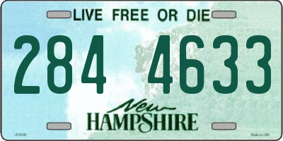 NH license plate 2844633