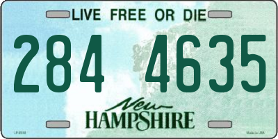 NH license plate 2844635