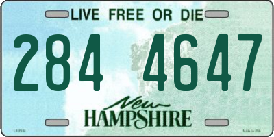 NH license plate 2844647