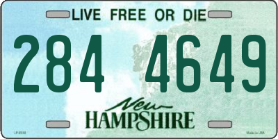 NH license plate 2844649
