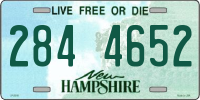 NH license plate 2844652