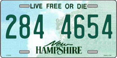 NH license plate 2844654