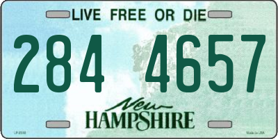 NH license plate 2844657