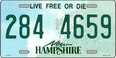 NH license plate 2844659