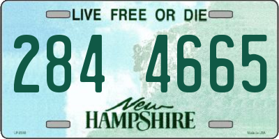 NH license plate 2844665