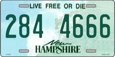 NH license plate 2844666