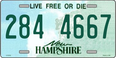 NH license plate 2844667