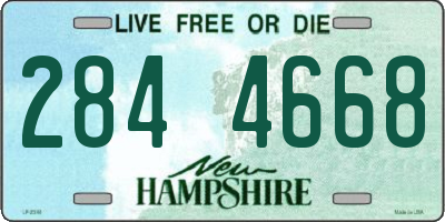 NH license plate 2844668