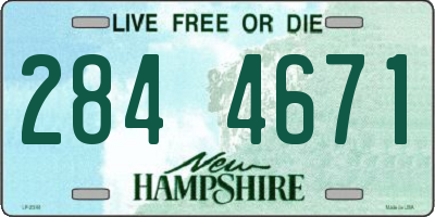 NH license plate 2844671