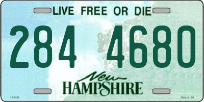 NH license plate 2844680