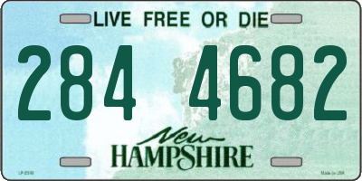NH license plate 2844682