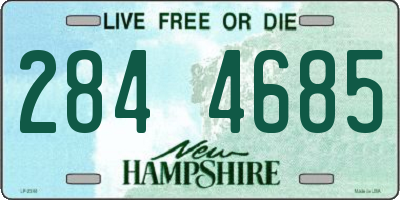 NH license plate 2844685