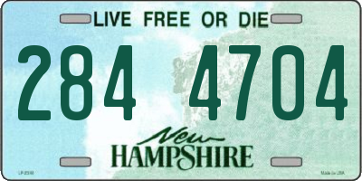 NH license plate 2844704