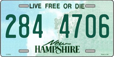 NH license plate 2844706