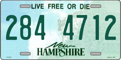 NH license plate 2844712