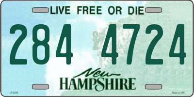 NH license plate 2844724