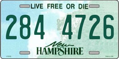 NH license plate 2844726