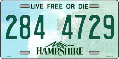 NH license plate 2844729