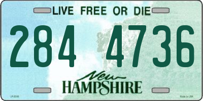 NH license plate 2844736