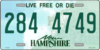NH license plate 2844749