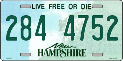 NH license plate 2844752