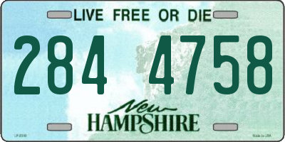 NH license plate 2844758