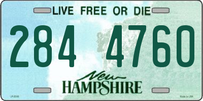 NH license plate 2844760
