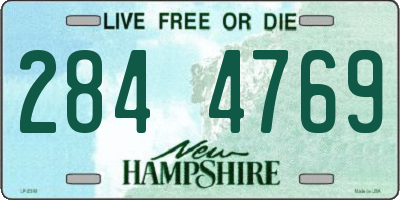 NH license plate 2844769