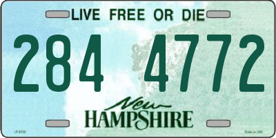 NH license plate 2844772