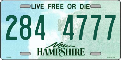 NH license plate 2844777
