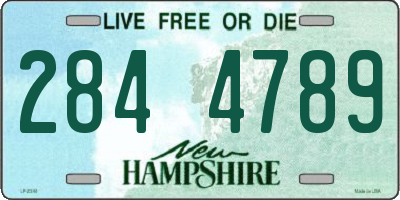 NH license plate 2844789