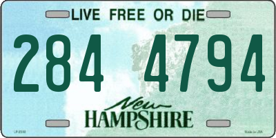 NH license plate 2844794