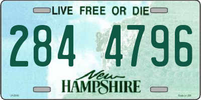 NH license plate 2844796