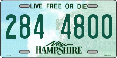 NH license plate 2844800