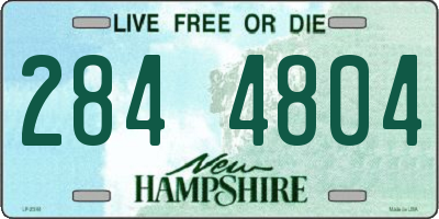 NH license plate 2844804