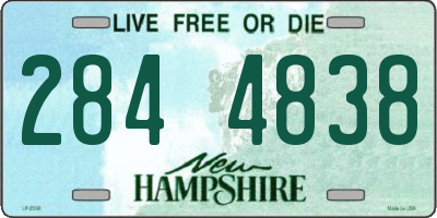 NH license plate 2844838