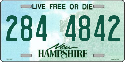 NH license plate 2844842