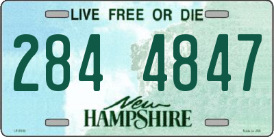 NH license plate 2844847