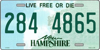 NH license plate 2844865