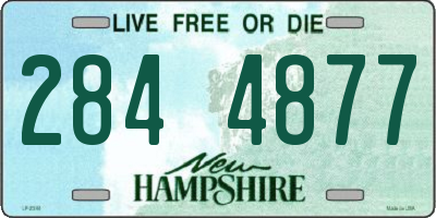 NH license plate 2844877