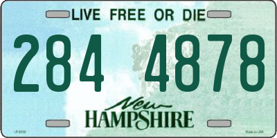 NH license plate 2844878