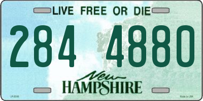 NH license plate 2844880