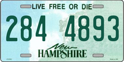 NH license plate 2844893