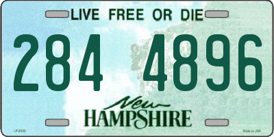 NH license plate 2844896