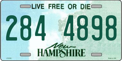NH license plate 2844898