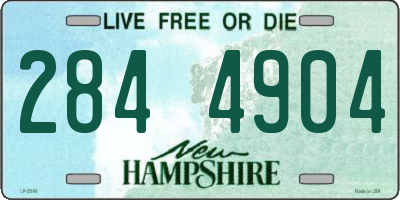NH license plate 2844904