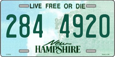 NH license plate 2844920